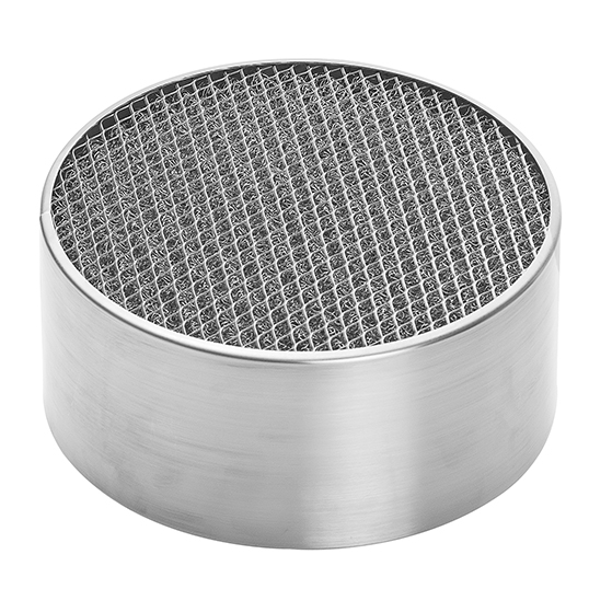 RUNDFILTER EDELSTAHL  148mm x 50mm