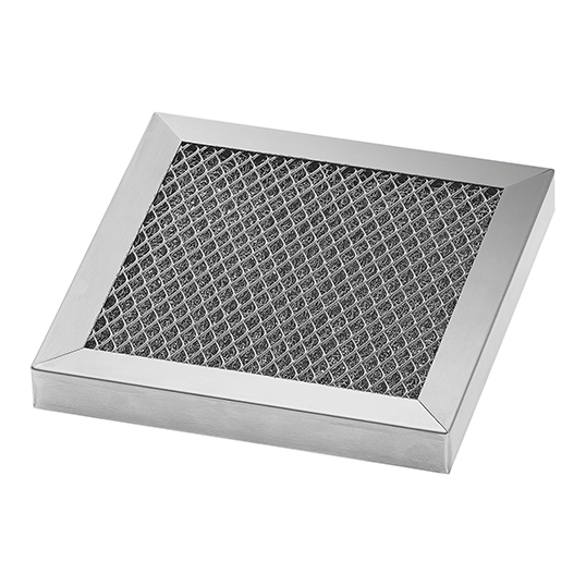 GESTRICKFILTER EDELSTAHL  400mm x  200mm x 25mm