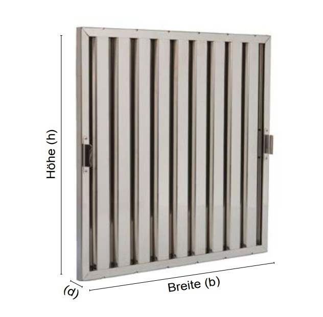 PRALLFILTER  400mm x  300mm x 25mm